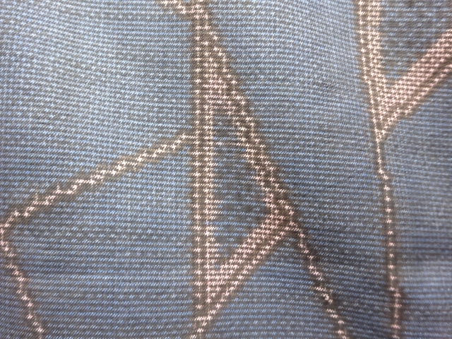 アンティーク　抽象模様織り出し本場泥大島紬着物アンサンブル(5マルキ)